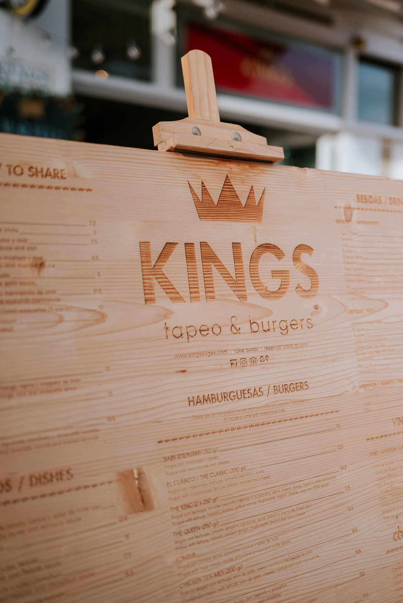 Menu board